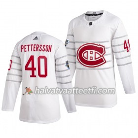 Miesten NHL Montreal Canadiens Pelipaita Elias Pettersson 40 Valkoinen 2020 NHL All-Star Adidas Authentic